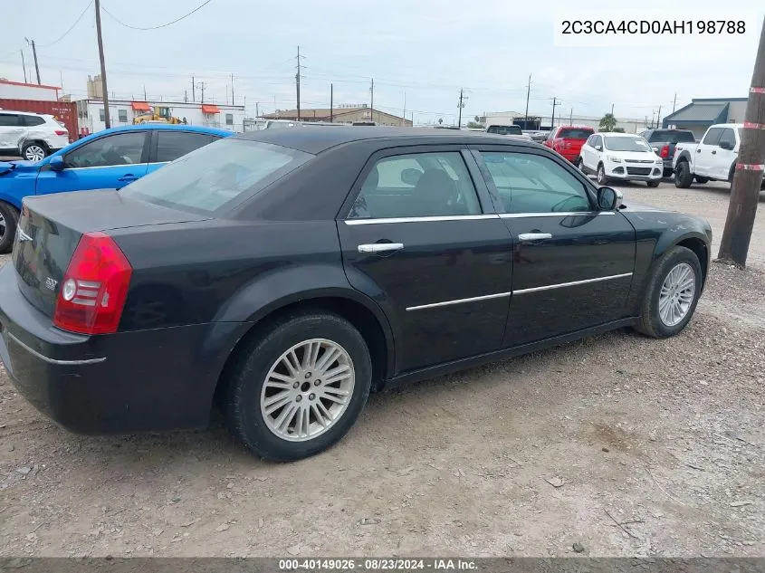 2010 Chrysler 300 Touring VIN: 2C3CA4CD0AH198788 Lot: 40149026