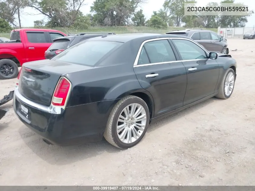 2011 Chrysler 300 Limited VIN: 2C3CA5CG0BH559521 Lot: 39919407