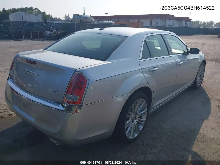 2011 Chrysler 300 Limited VIN: 2C3CA5CG4BH614522 Lot: 40186701