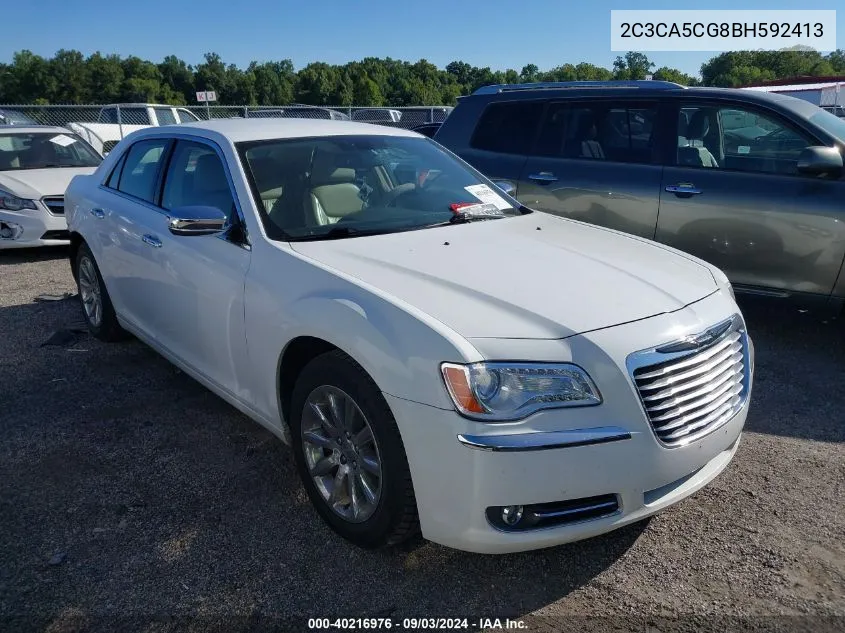 2011 Chrysler 300 Limited VIN: 2C3CA5CG8BH592413 Lot: 40216976