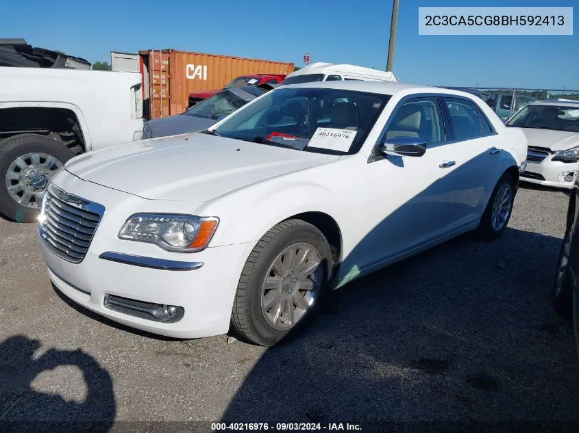 2011 Chrysler 300 Limited VIN: 2C3CA5CG8BH592413 Lot: 40216976