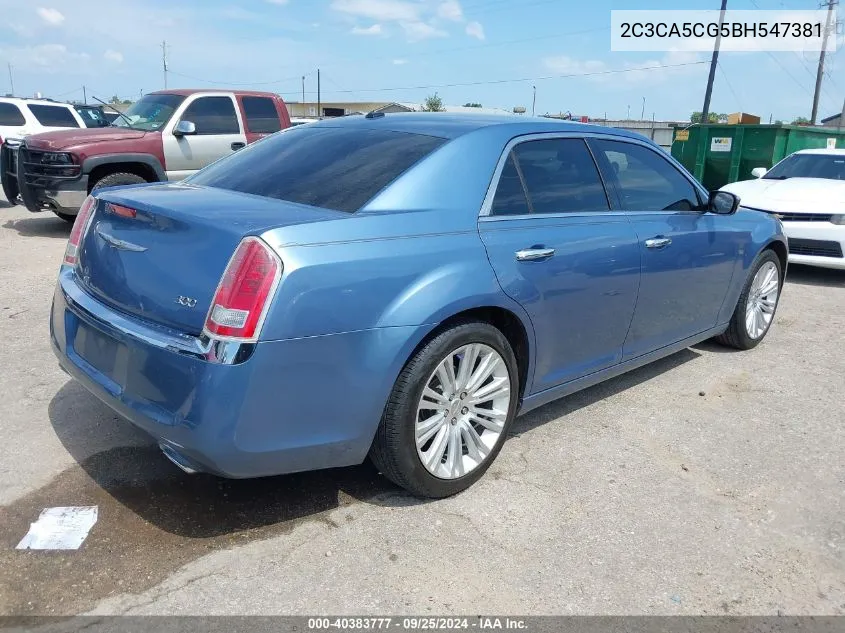 2C3CA5CG5BH547381 2011 Chrysler 300 Limited