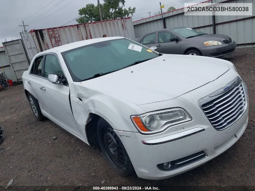 2011 Chrysler 300 Limited VIN: 2C3CA5CG3BH580038 Lot: 40398943