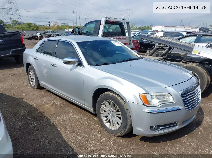 2011 Chrysler 300 Limited VIN: 2C3CA5CG4BH614178 Lot: 40407968