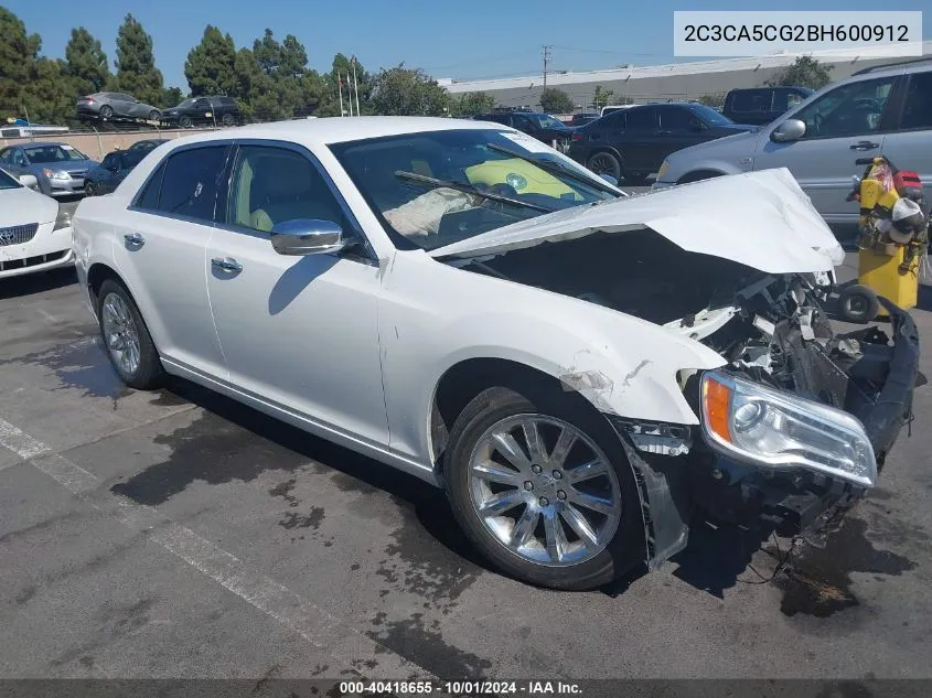 2C3CA5CG2BH600912 2011 Chrysler 300 Limited