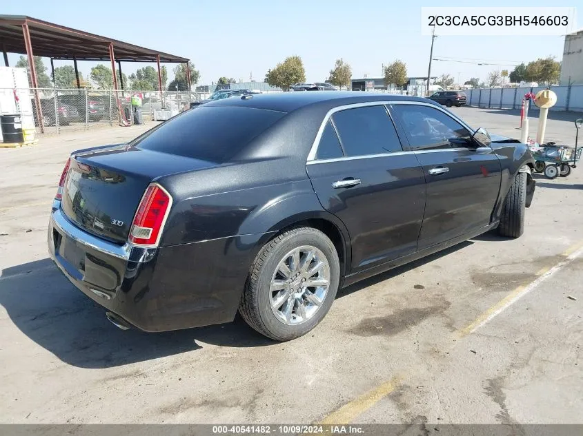 2011 Chrysler 300 Limited VIN: 2C3CA5CG3BH546603 Lot: 40541482