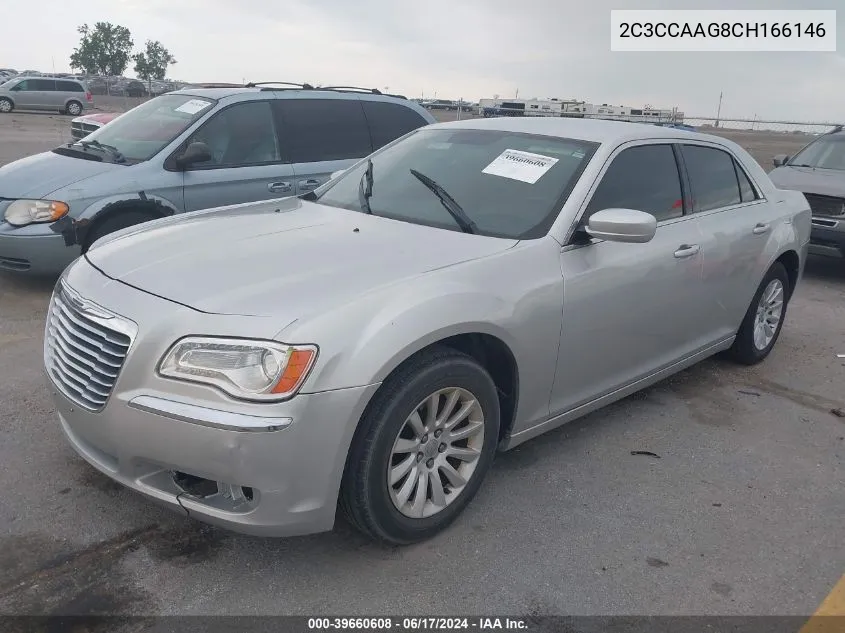 2012 Chrysler 300 VIN: 2C3CCAAG8CH166146 Lot: 39660608