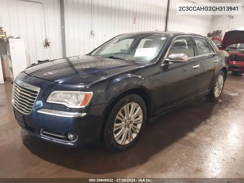 2012 Chrysler 300 Limited VIN: 2C3CCAHG2CH313941 Lot: 39949932