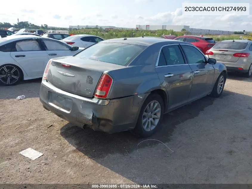 2C3CCACG1CH274993 2012 Chrysler 300 Limited