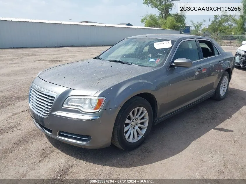 2012 Chrysler 300 VIN: 2C3CCAAGXCH105266 Lot: 39994784