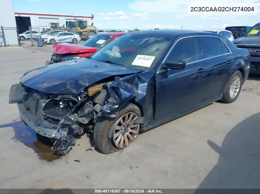 2C3CCAAG2CH274004 2012 Chrysler 300