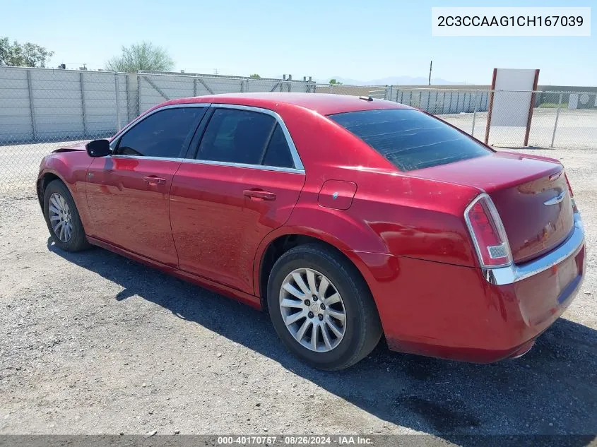 2C3CCAAG1CH167039 2012 Chrysler 300