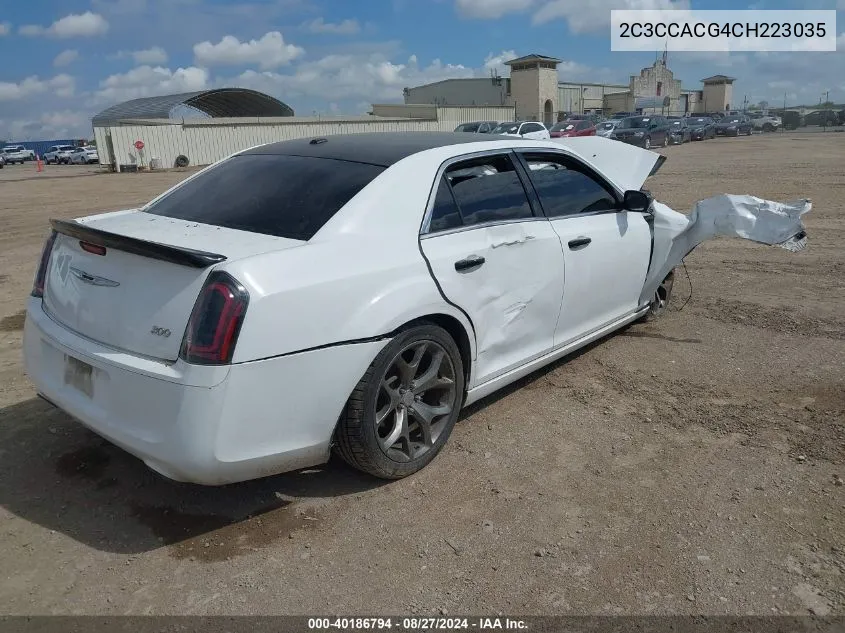 2012 Chrysler 300 Limited VIN: 2C3CCACG4CH223035 Lot: 40186794