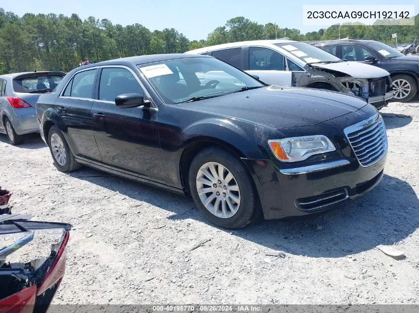 2012 Chrysler 300 VIN: 2C3CCAAG9CH192142 Lot: 40195770