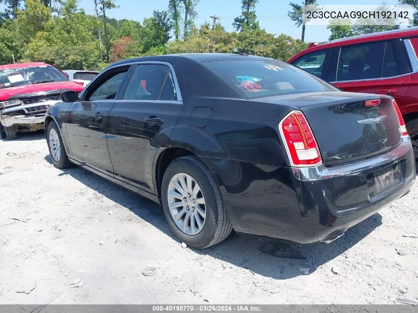 2C3CCAAG9CH192142 2012 Chrysler 300