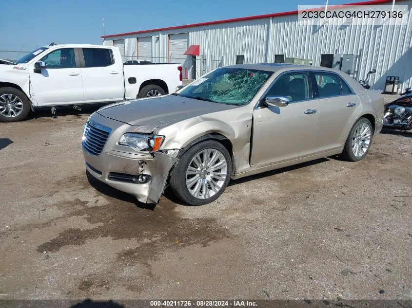 2012 Chrysler 300 Limited VIN: 2C3CCACG4CH279136 Lot: 40211726