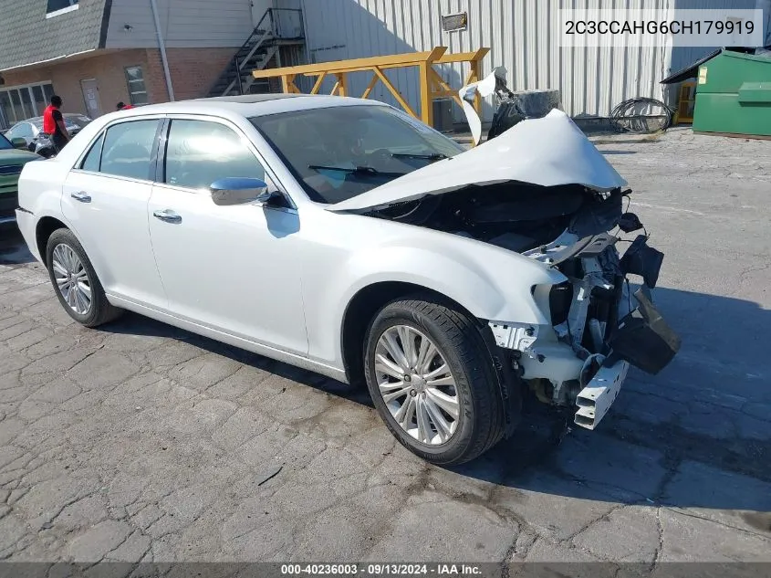 2012 Chrysler 300 Limited VIN: 2C3CCAHG6CH179919 Lot: 40236003