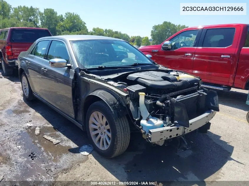 2012 Chrysler 300 VIN: 2C3CCAAG3CH129666 Lot: 40262612