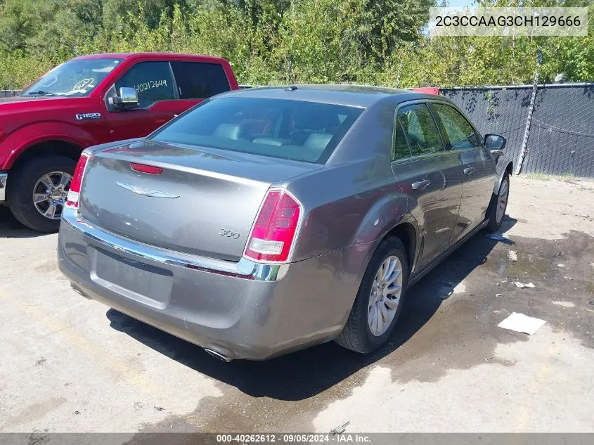 2C3CCAAG3CH129666 2012 Chrysler 300