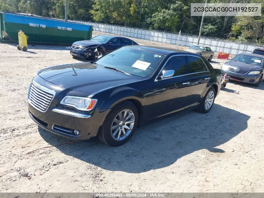 2012 Chrysler 300 Limited VIN: 2C3CCACG0CH192527 Lot: 40295463