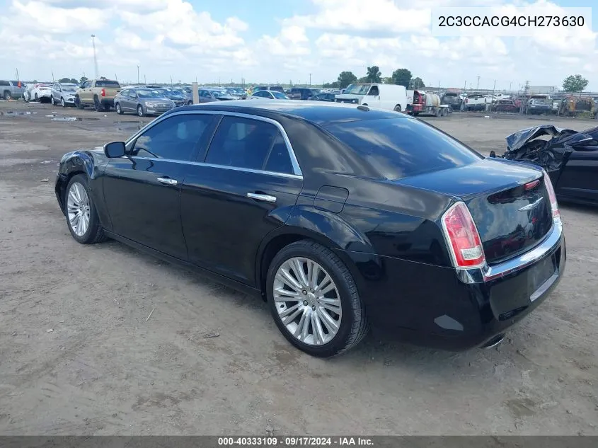 2C3CCACG4CH273630 2012 Chrysler 300 Limited