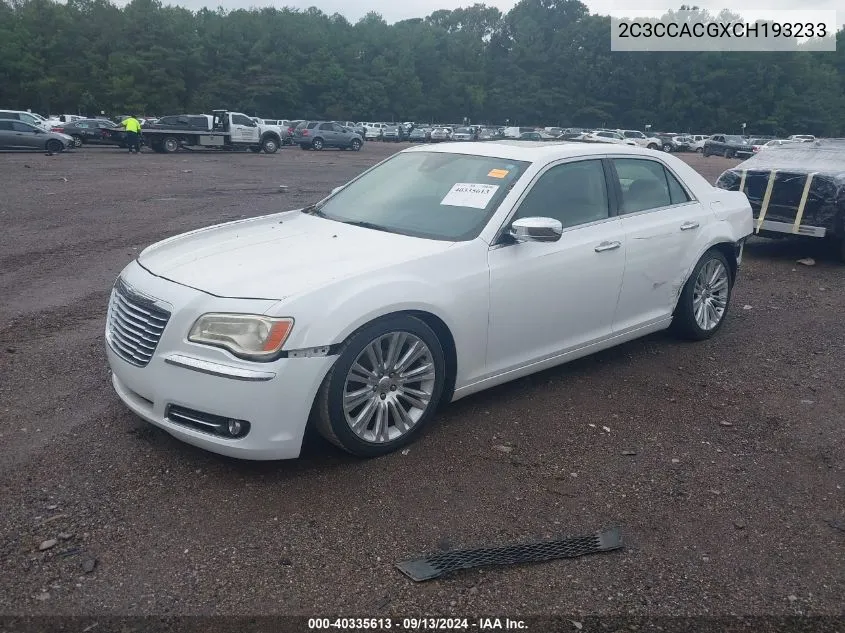 2C3CCACGXCH193233 2012 Chrysler 300 Limited