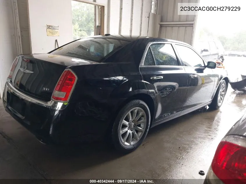 2012 Chrysler 300 Limited VIN: 2C3CCACG0CH279229 Lot: 40342444