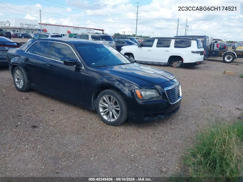 2C3CCABG6CH174521 2012 Chrysler 300 S V6