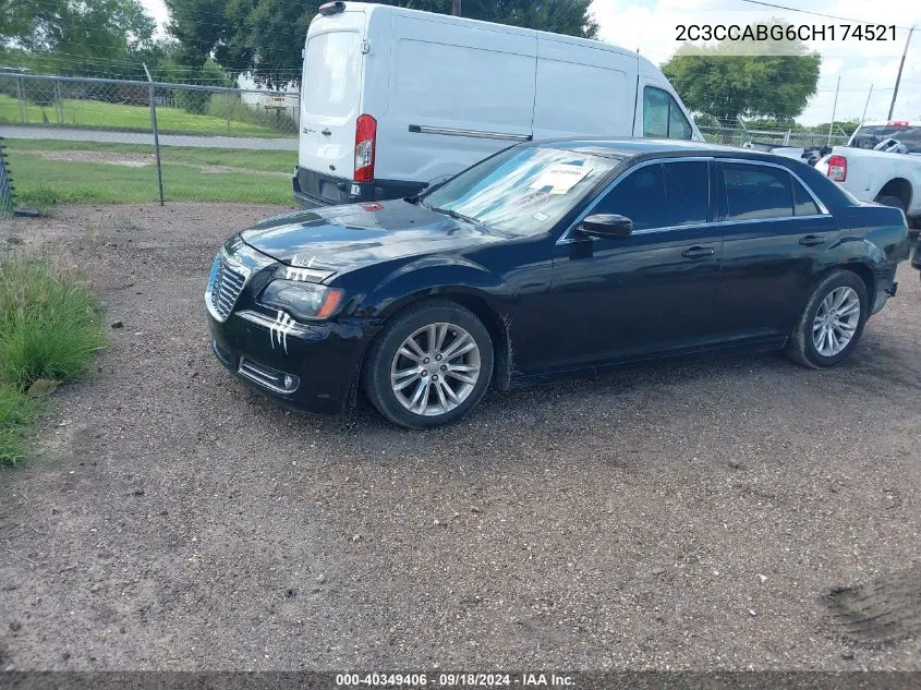 2C3CCABG6CH174521 2012 Chrysler 300 S V6