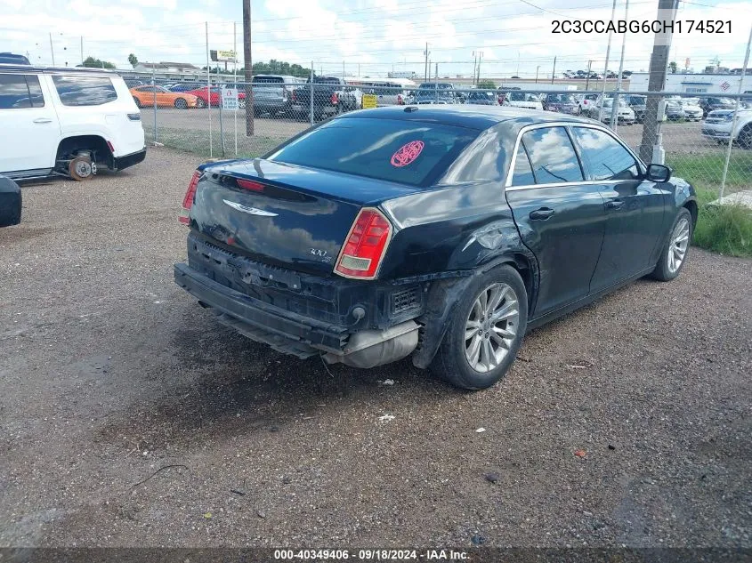 2C3CCABG6CH174521 2012 Chrysler 300 S V6