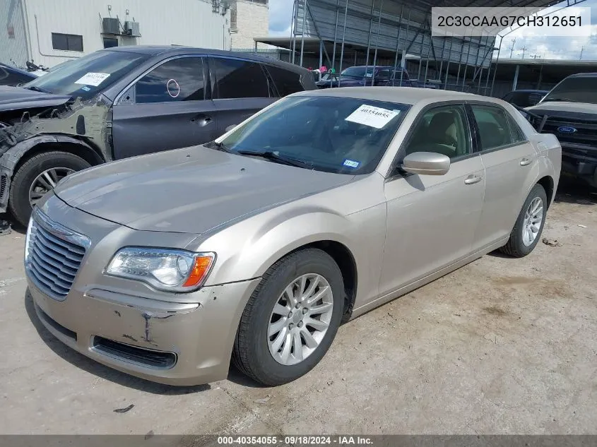 2C3CCAAG7CH312651 2012 Chrysler 300