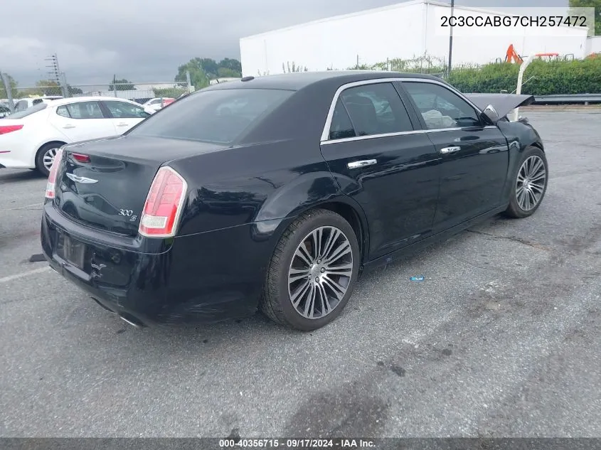 2012 Chrysler 300 S V6 VIN: 2C3CCABG7CH257472 Lot: 40356715