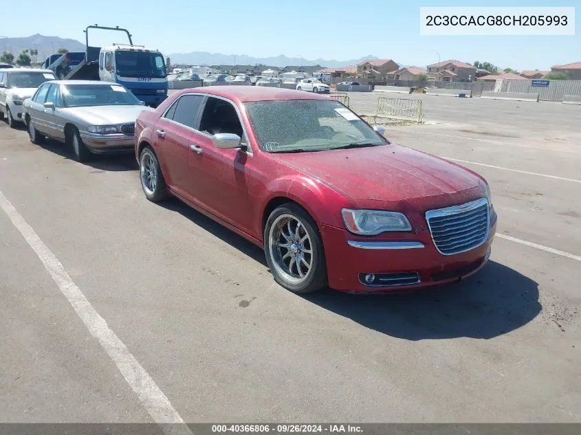 2C3CCACG8CH205993 2012 Chrysler 300 Limited