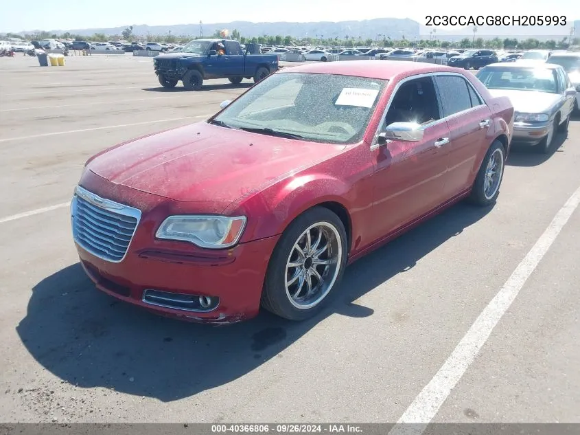 2C3CCACG8CH205993 2012 Chrysler 300 Limited