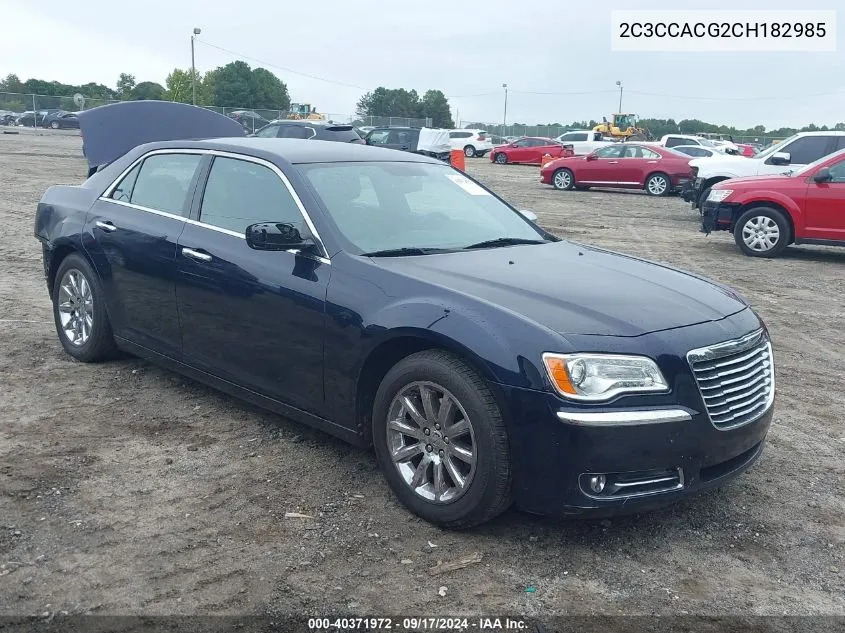 2012 Chrysler 300 Limited VIN: 2C3CCACG2CH182985 Lot: 40371972