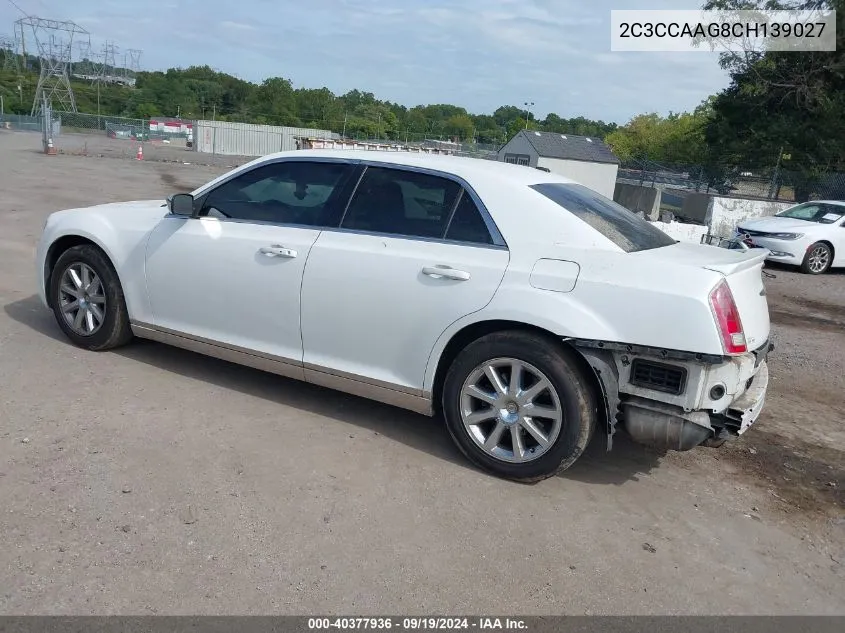 2C3CCAAG8CH139027 2012 Chrysler 300