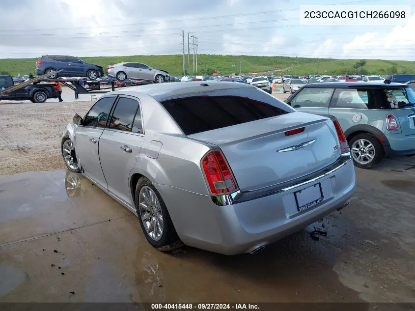 2C3CCACG1CH266098 2012 Chrysler 300 Limited