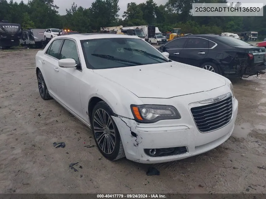 2012 Chrysler 300 S V8 VIN: 2C3CCADT1CH136530 Lot: 40417779