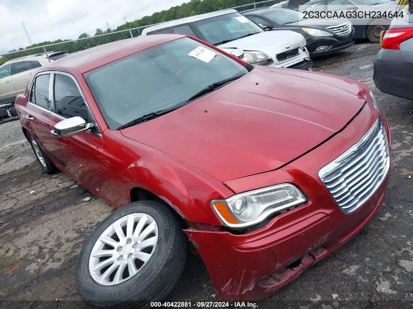 2012 Chrysler 300 VIN: 2C3CCAAG3CH234644 Lot: 40422881