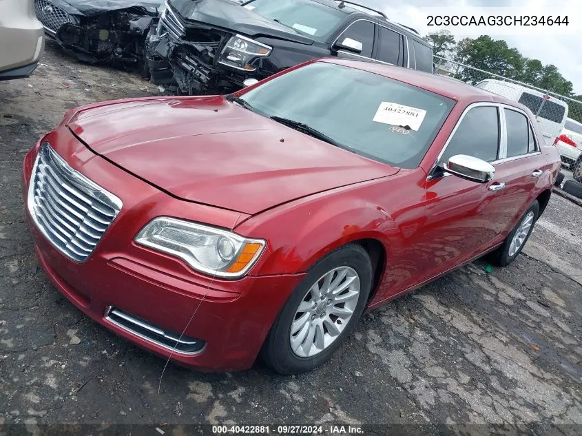 2C3CCAAG3CH234644 2012 Chrysler 300