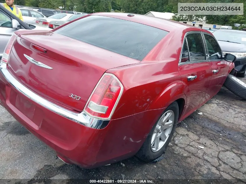 2C3CCAAG3CH234644 2012 Chrysler 300