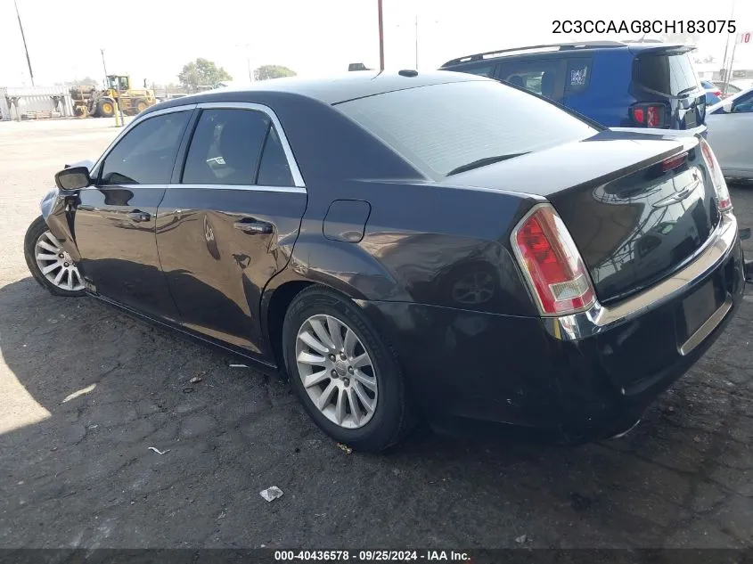 2012 Chrysler 300 VIN: 2C3CCAAG8CH183075 Lot: 40436578