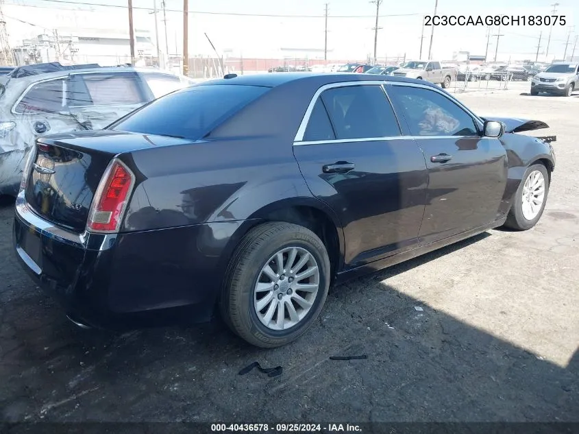 2012 Chrysler 300 VIN: 2C3CCAAG8CH183075 Lot: 40436578