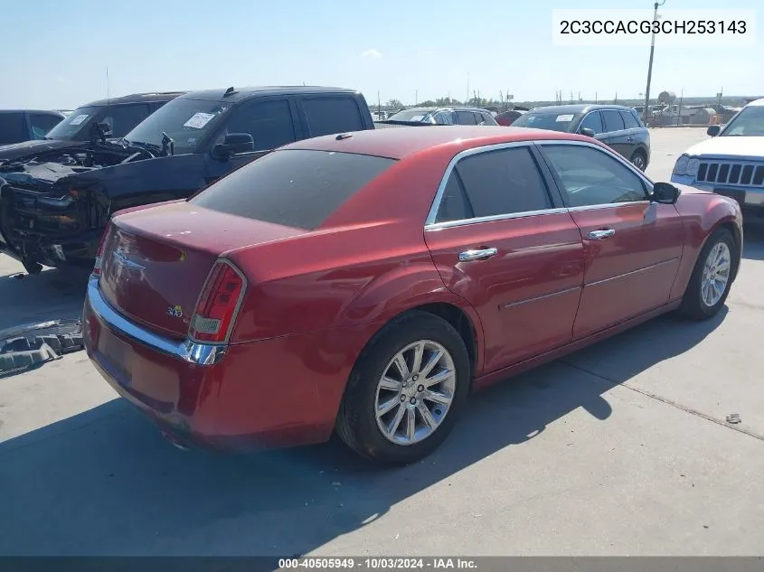 2C3CCACG3CH253143 2012 Chrysler 300 Limited