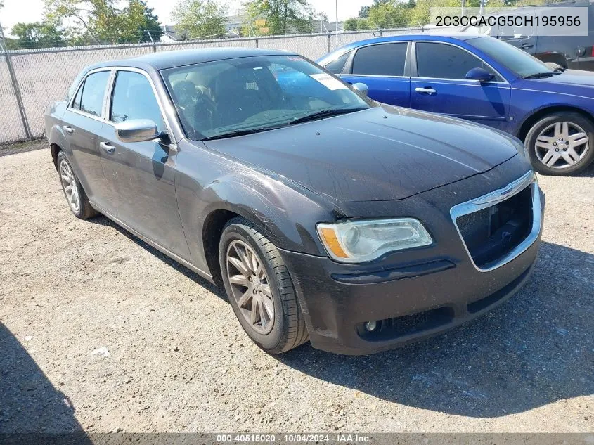 2012 Chrysler 300 Limited VIN: 2C3CCACG5CH195956 Lot: 40515020