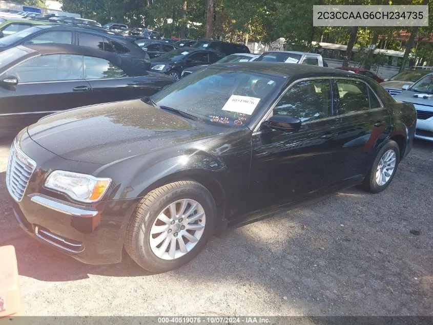 2012 Chrysler 300 VIN: 2C3CCAAG6CH234735 Lot: 40519076