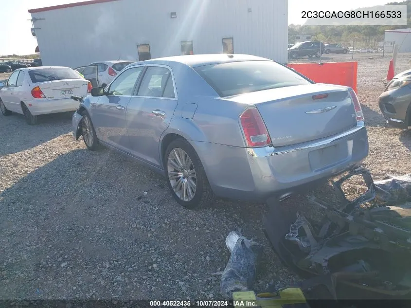 2012 Chrysler 300 Limited VIN: 2C3CCACG8CH166533 Lot: 40522435