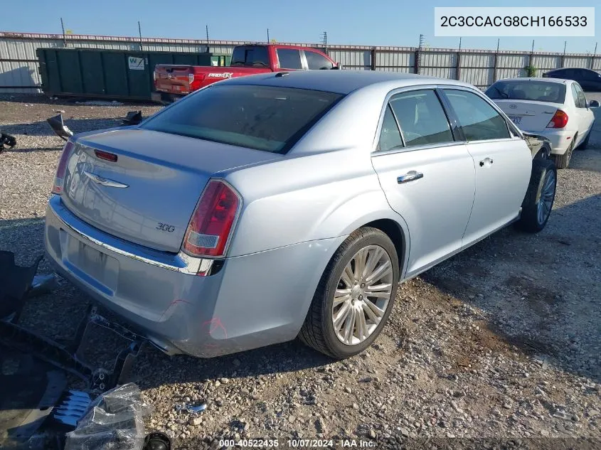 2012 Chrysler 300 Limited VIN: 2C3CCACG8CH166533 Lot: 40522435