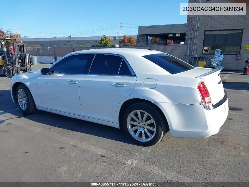 2012 Chrysler 300 Limited VIN: 2C3CCACG4CH309834 Lot: 40855717