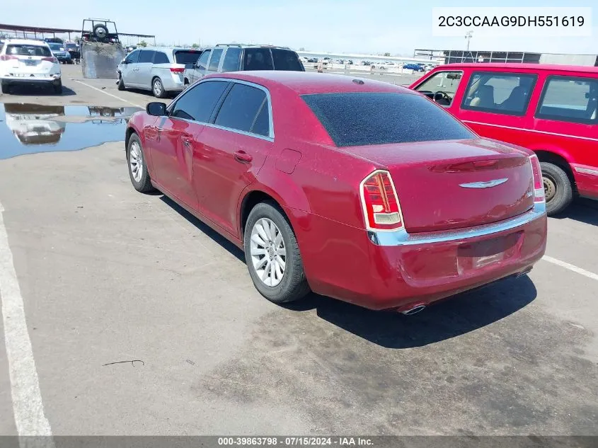 2C3CCAAG9DH551619 2013 Chrysler 300 Motown